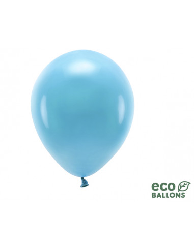 1 100 Ballons Latex Biodégradables Turquoise 26cm