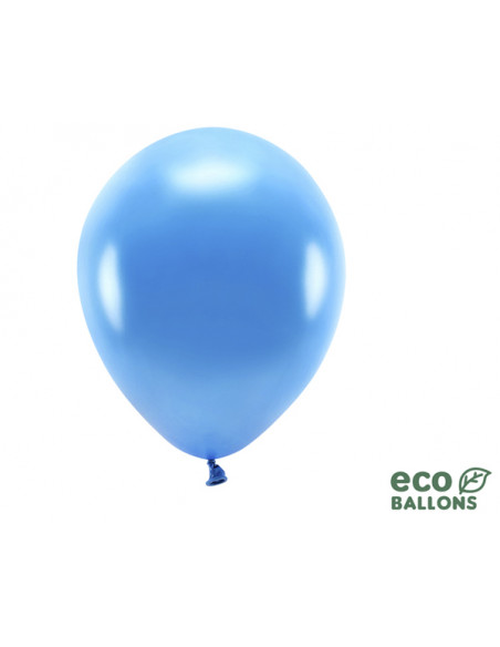 1 100 ballons Latex Biodégradables Bleu 26cm
