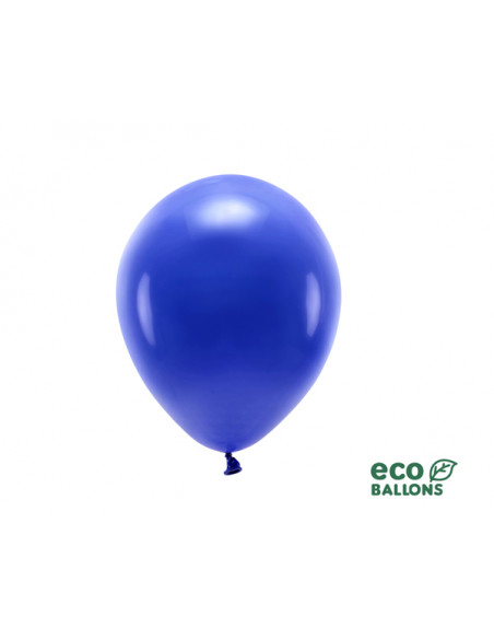 1 100 Ballons Latex Biodégradables Bleu Marine 26cm