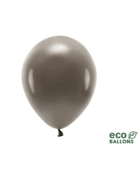1 100 ballons Latex Biodégradables Marron 26cm