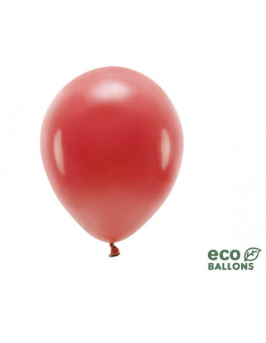 1 100 ballons Latex Biodégradables Rouge 26cm