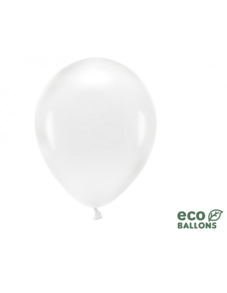 1 100 ballons Latex Biodégradables Transparent 26cm