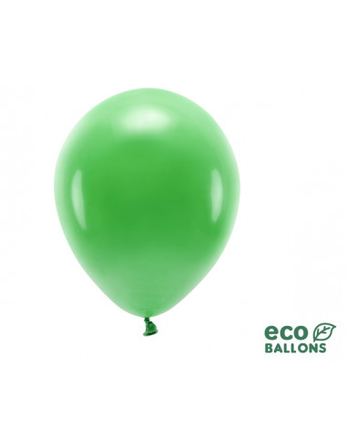 1 100 ballons Latex Biodégradables Vert Herbe 26cm