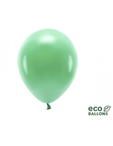 1 100 ballons Latex Biodégradables Vert 26cm