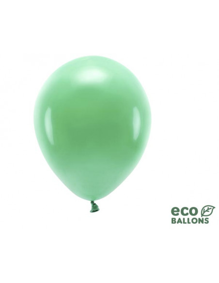 1 100 ballons Latex Biodégradables Vert 26cm