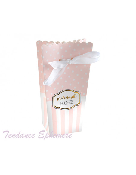 2 Boite Baby Shower Rose Pastel