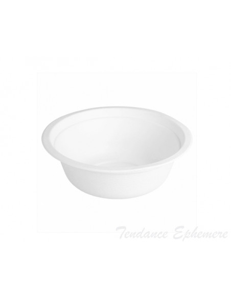 1 Bol Biodégradable Canne à Sucre 350ml - 50
