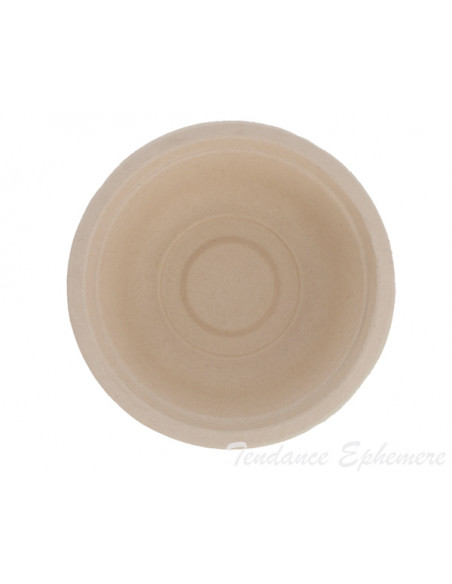 3 Bol Biodégradable Canne à Sucre Naturelle 500ml - 50