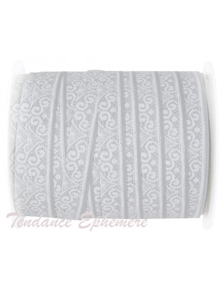 1 Bolduc Dentelle Blanche