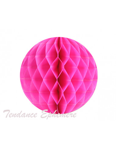 1 Boule Alvéolée Fuchsia 30cm