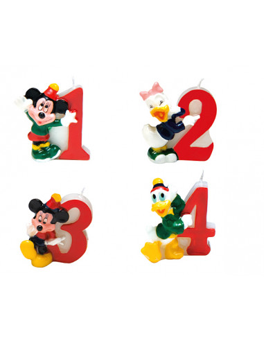 Bougie Mickey N°2 - Anniversaire 2 ans - 3,45€