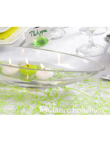 1 Bougie Flottante Vert Anis - 4