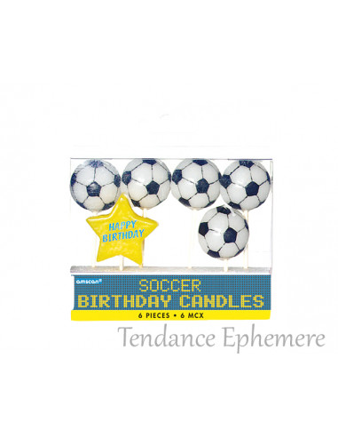 Bougie Anniversaire Foot Paquet De 6 Tendance Ephemere 4 30 Bougie Anniversaire Foot Paquet De 6 Tendance Ephemere 4 30