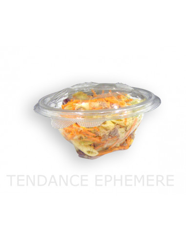 1 Bol Salade Rond Couvercle Charnière 250g - 100