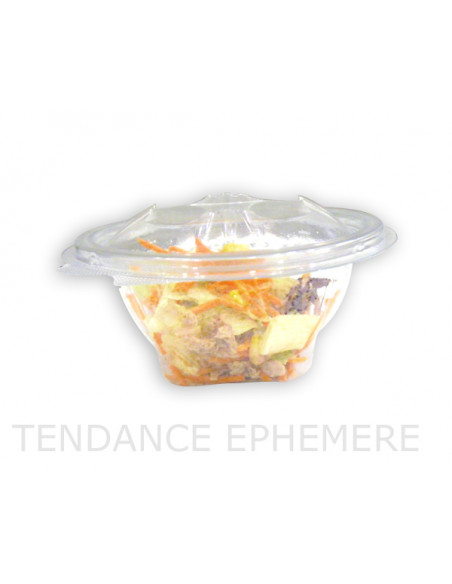 1 Bol Salade Rond Couvercle Charnière 500g -75