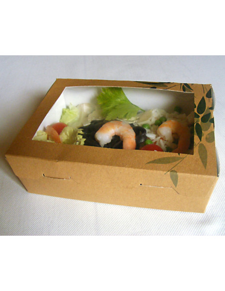 1 Boite Salade à fenêtre Déco Bambou 12x17x5.5cm - 25