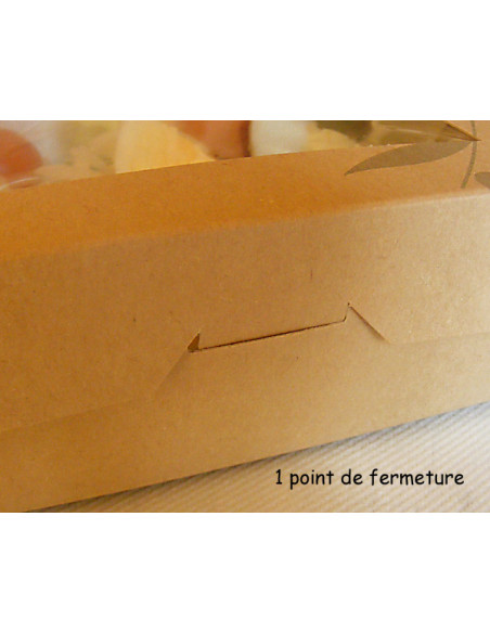 2 Boite Salade à fenêtre Déco Bambou 12,5x12,5X5cm - 50