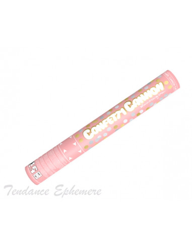 1 Canon Confetti Ronds Or Argent 40cm