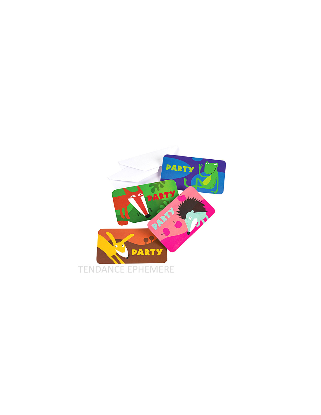 Anniversaire Animaux De La Foret 8 Cartes Invitation 3 70 Anniversaire Animaux De La Foret 8 Cartes Invitation 3 70