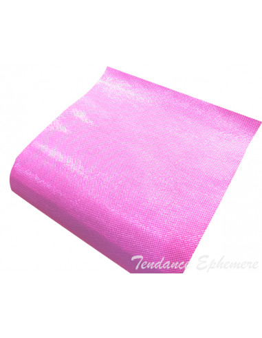 1 Chemin de Table Glossy Rose Pastel 5m