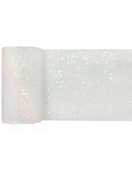 3 Chemin de Table Paillettes Irisé 5m