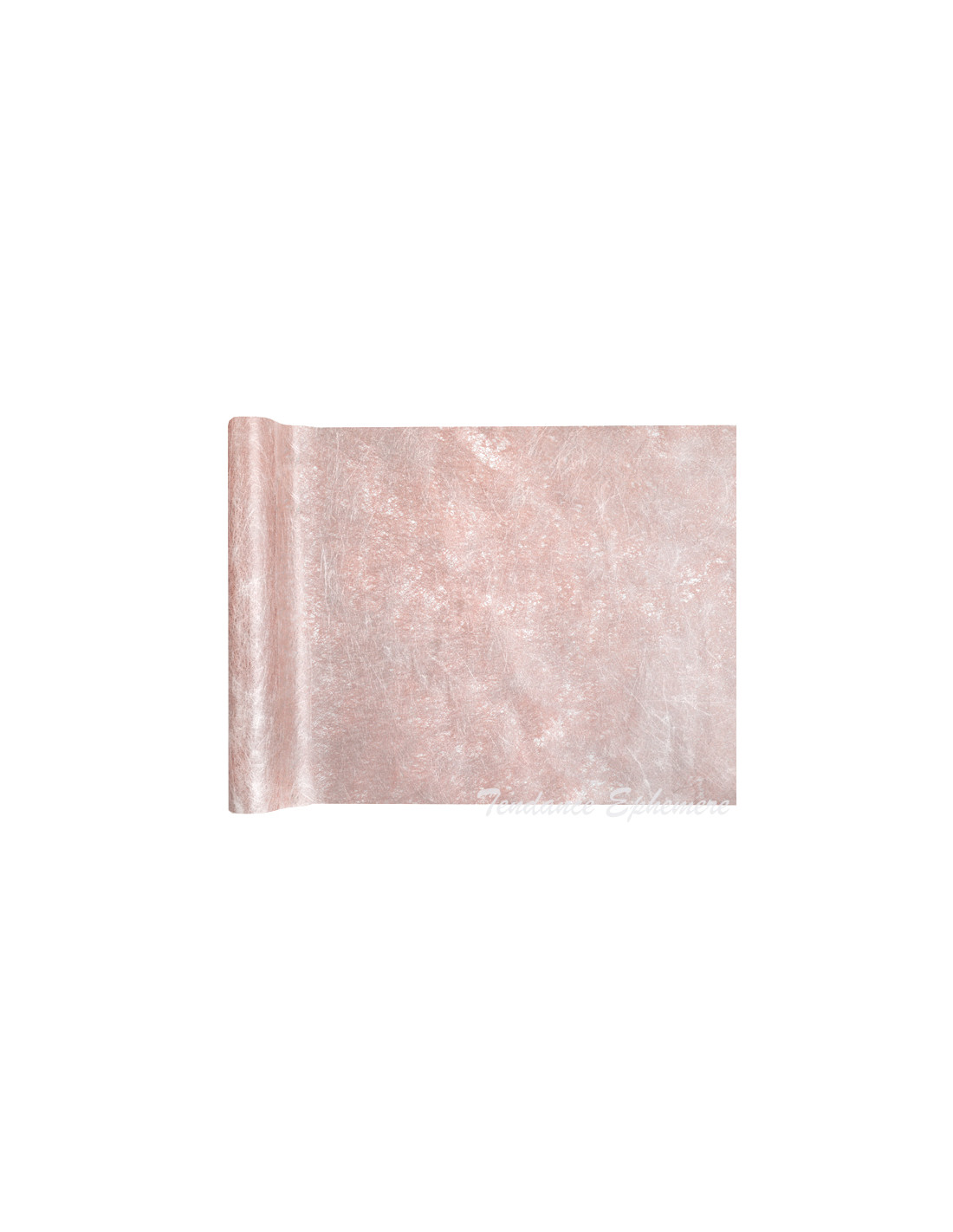 Chemin de table intissé imprimé Happy Birthday rose Gold 5 m