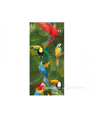 1 Chemin de Table Tropical Perroquet 5m