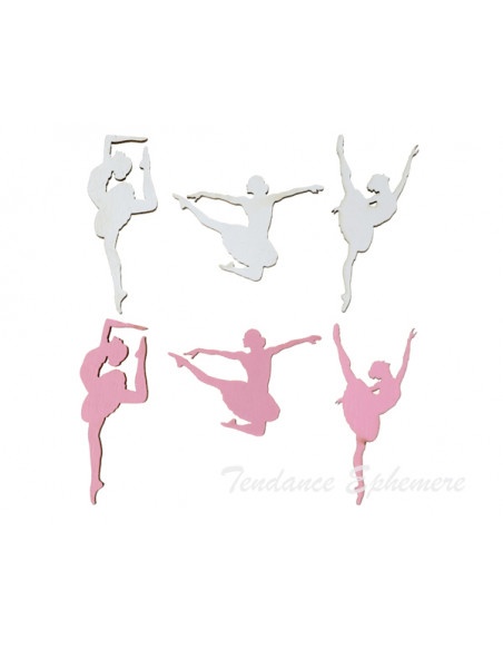 3 Confetti de Table Ballerine