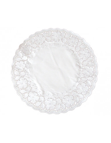 1 Dentelle Ronde Blanche 34cm - 10