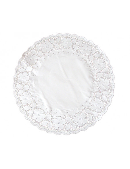 1 Dentelle Ronde Blanche 34cm - 10