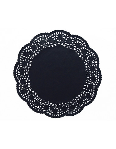 1 Dentelle Ronde Noire 27cm - 10