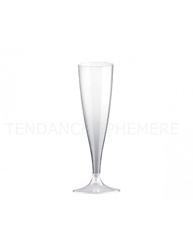 1 Flûte Champagne Plastique Cristal 14cl-10