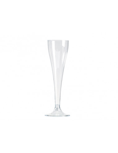 1 Flûte à Champagne Plastique Cristal 10cl-8