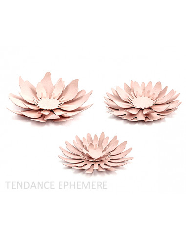 Fleur Papier Decorative Diy Rose Poudre Paquet De 3 3 10 Fleur Papier Decorative Diy Rose Poudre Paquet De 3 3 10