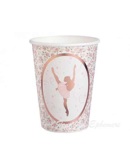 2 Gobelet Carton Ballerine