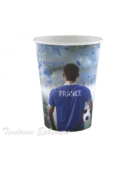 2 Gobelet Carton Foot Coupe du Monde