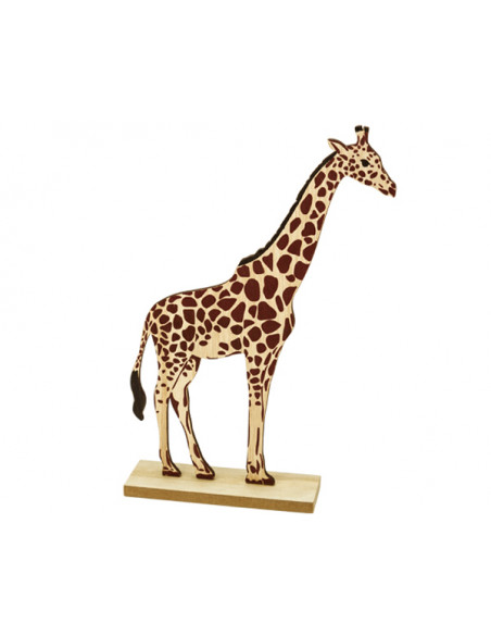 2 Girafe Sur Socle 27cm