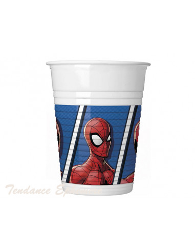 1 Gobelet Plastique Spiderman 20cl