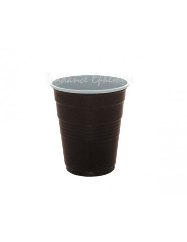 1 Gobelet Café Plastique Bicolore 16cl