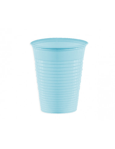 1 Gobelet Plastique Bleu Pastel 20cl - 50