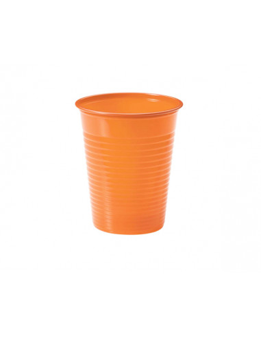 1 Gobelet Plastique Orange 20cl - 50