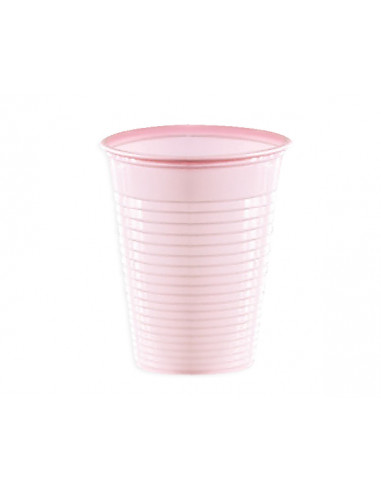 1 Gobelet Plastique Rose Pastel 20cl - 50