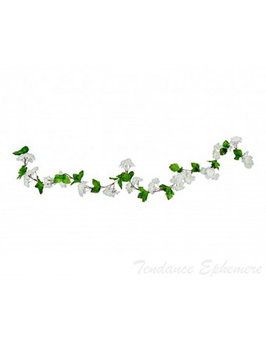 1 Guirlande Fleurs de Cerisier Blanc 2.20m