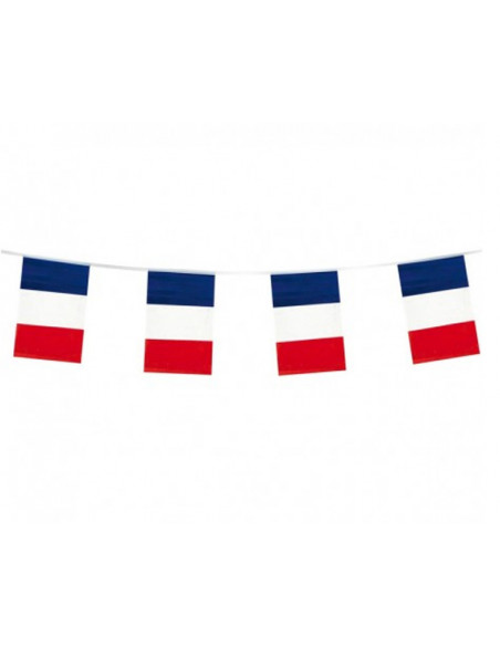 Guirlande drapeaux France 1er prix pour célébrer le 14 Juillet