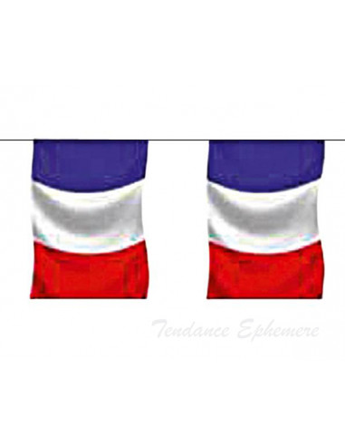 1 Guirlande France Drapeau Tissu 5m