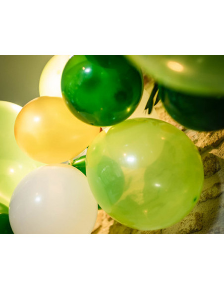 Kit Arche Ballon Jungle Tropical & Or 86 Ballons - Les Bambetises