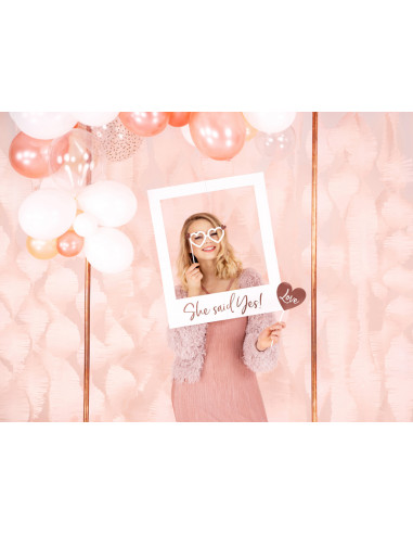 1 Kit Photobooth Mariage Rose Gold 12