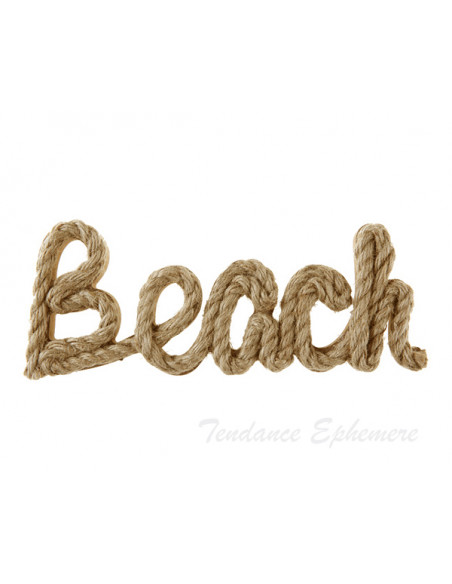 3 Lettre Beach Corde 23,5cm