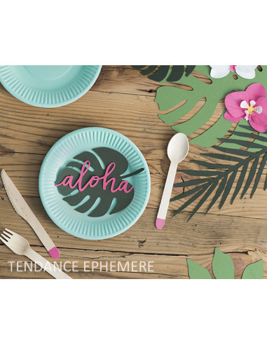 1 Marque Place Aloha Feuille Tropicale