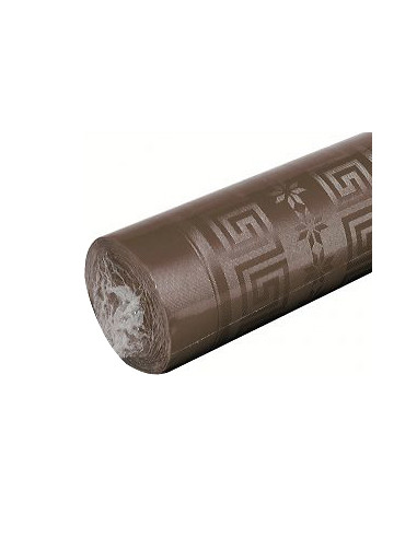 1 Nappe Damassée Chocolat 25m